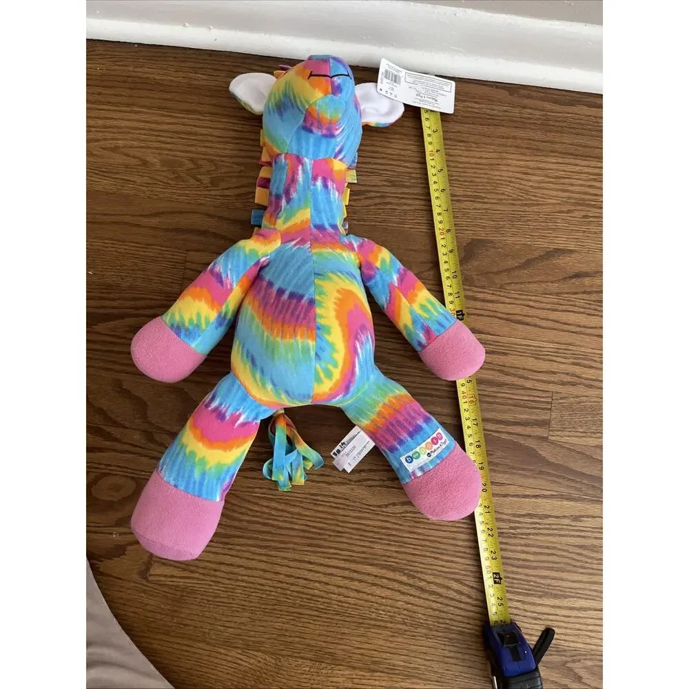 Melissa & Doug Beeposh Rainbow Giraffe Plush Tie-Dye Large W Tags 21”